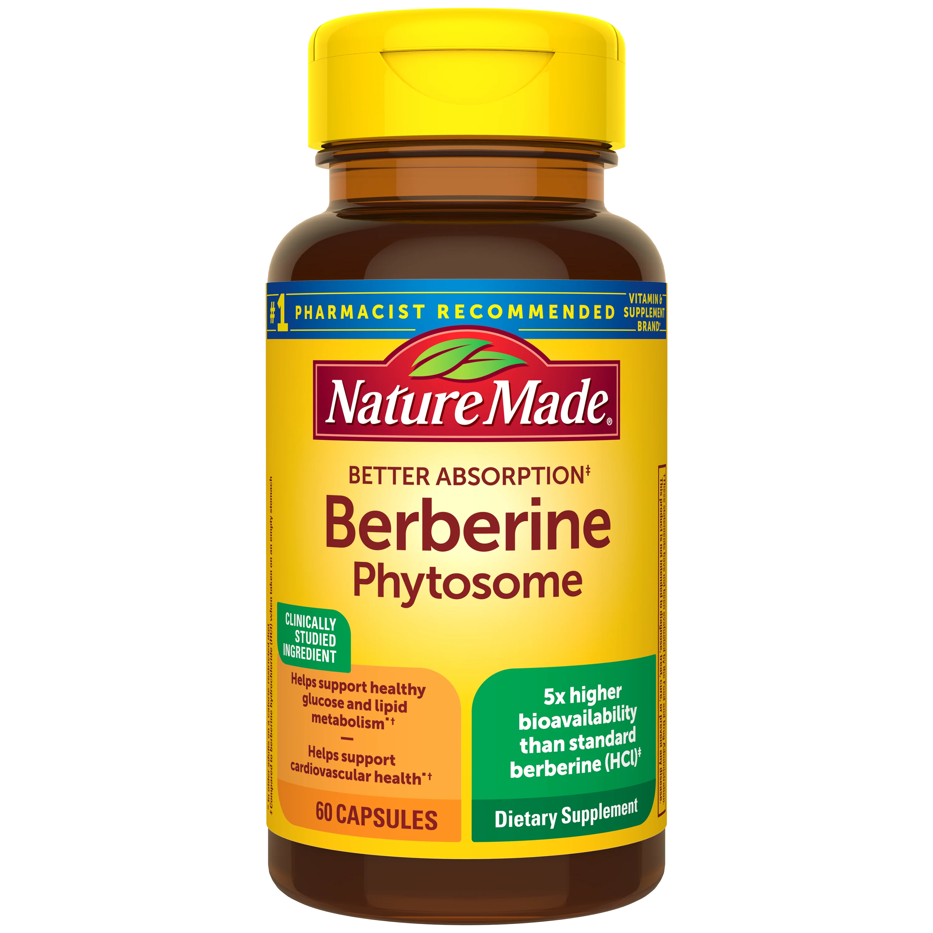 Better Absorption‡ Berberine Phytosome 550 mg Capsules