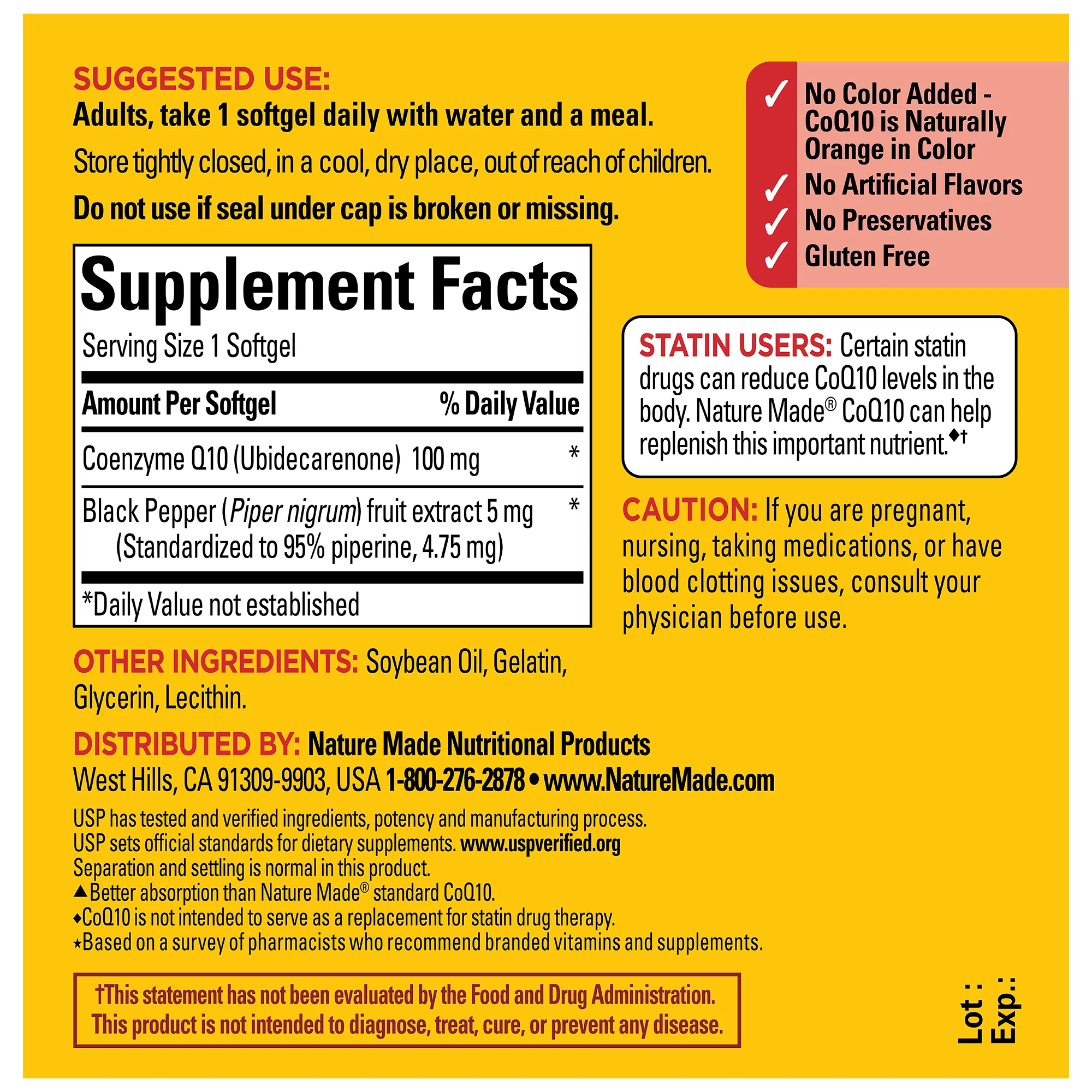 Better Absorption▲ CoQ10 100 mg with Black Pepper Extract - Image 2