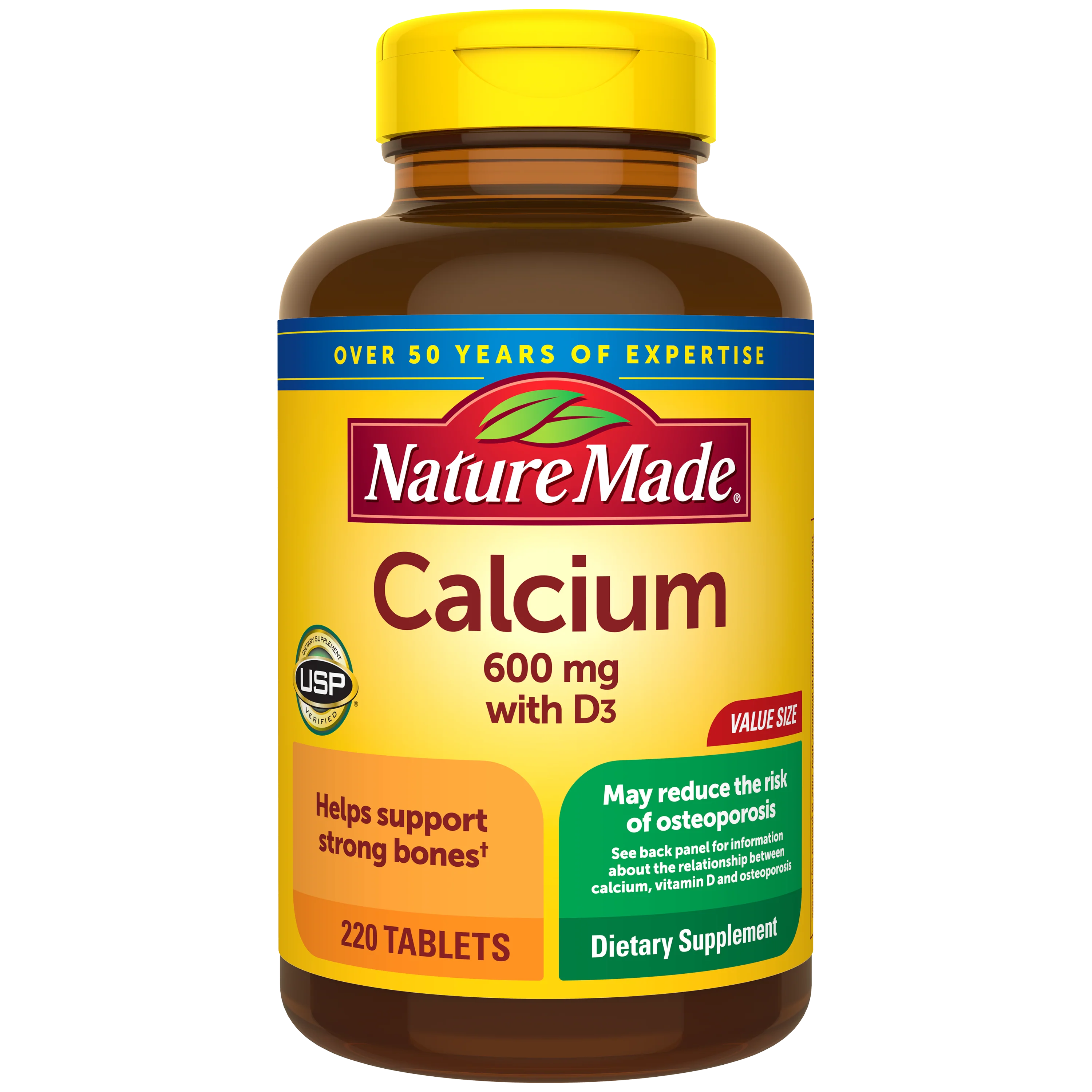 Calcium 600 mg with Vitamin D3 Tablets - Image 7