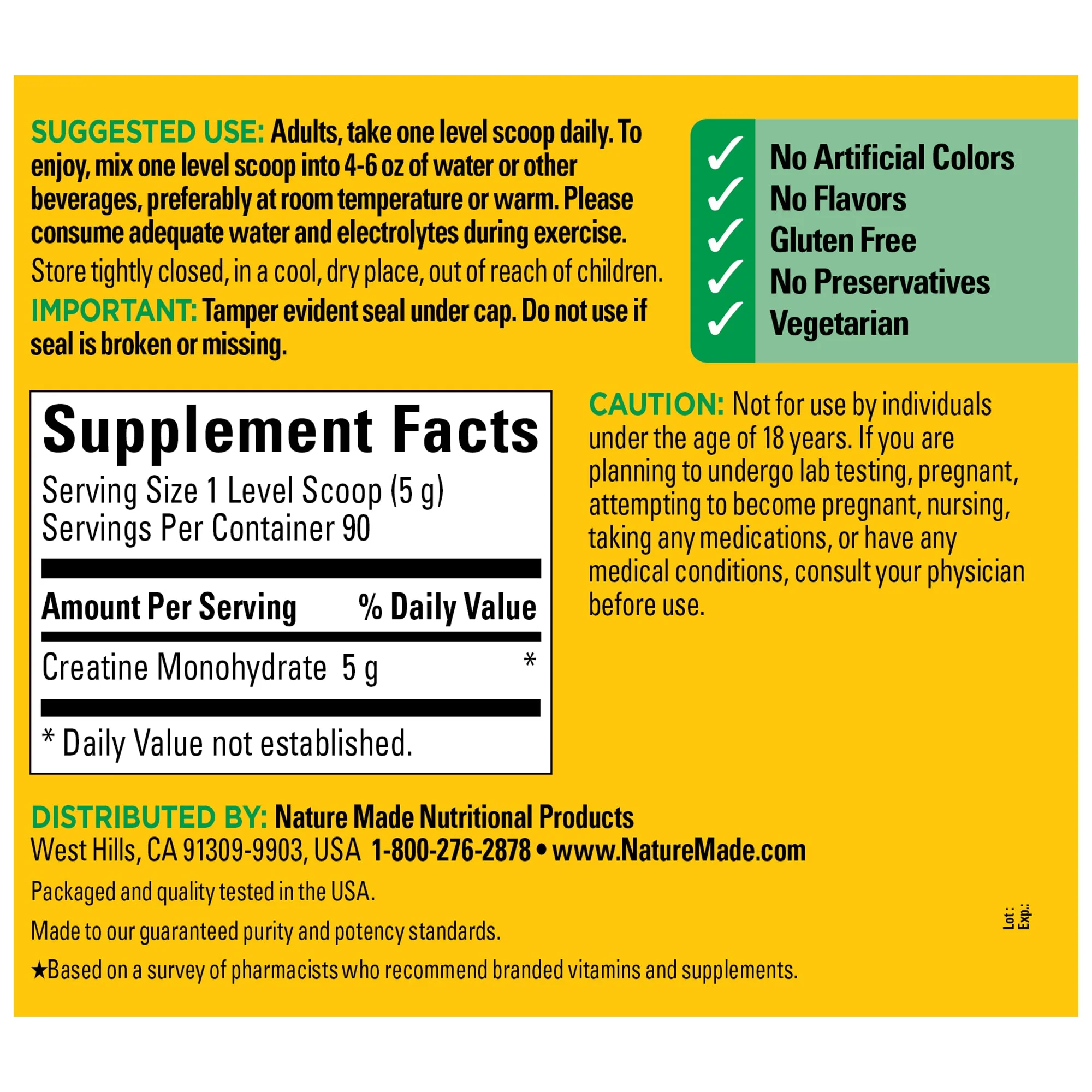 Micronized Creatine Monohydrate 5 g Drink Mix Powder - Image 5