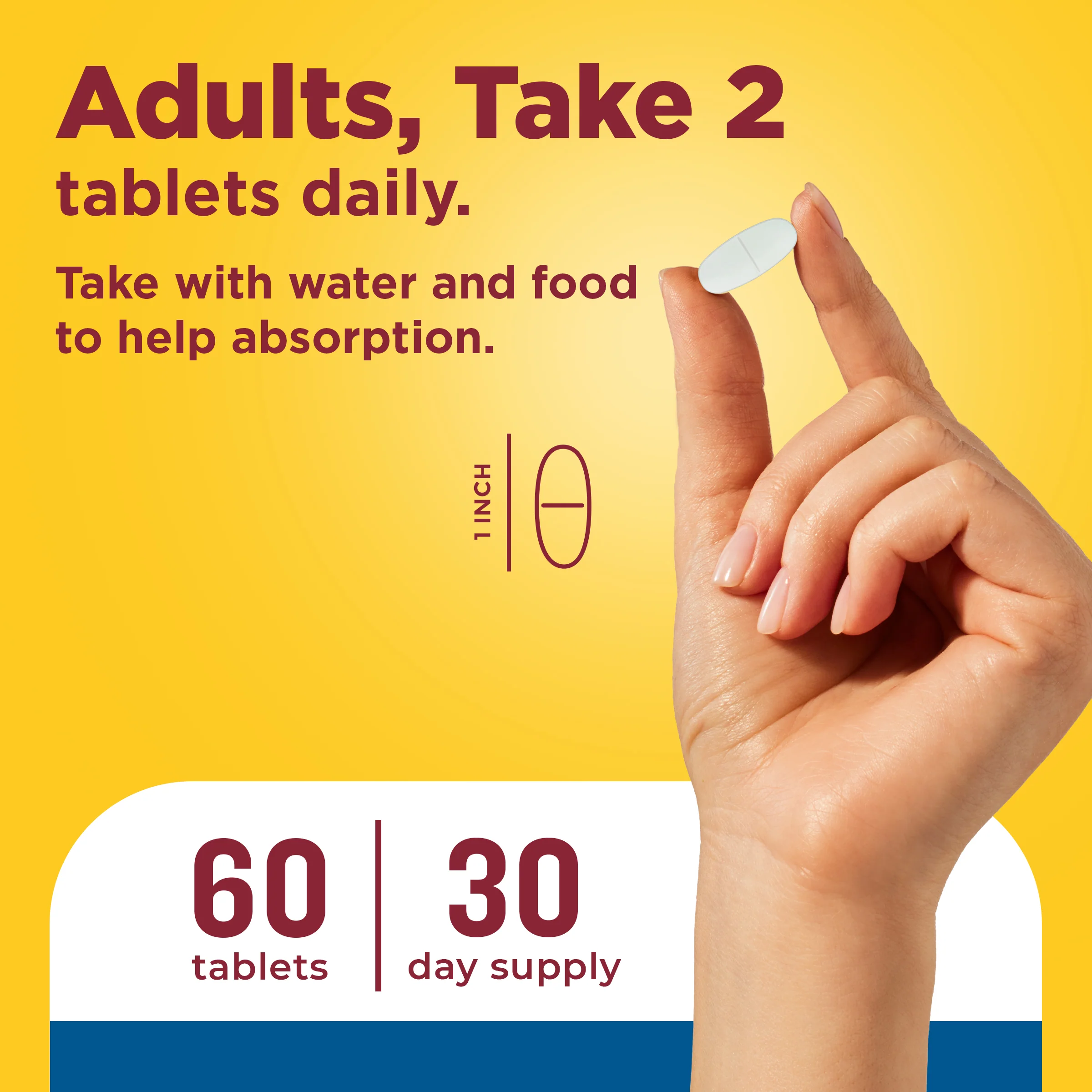 Magnesium Citrate Tablets Extra Strength Dosage High Absorption♦ 400 mg Per 2 Tablets - Image 3