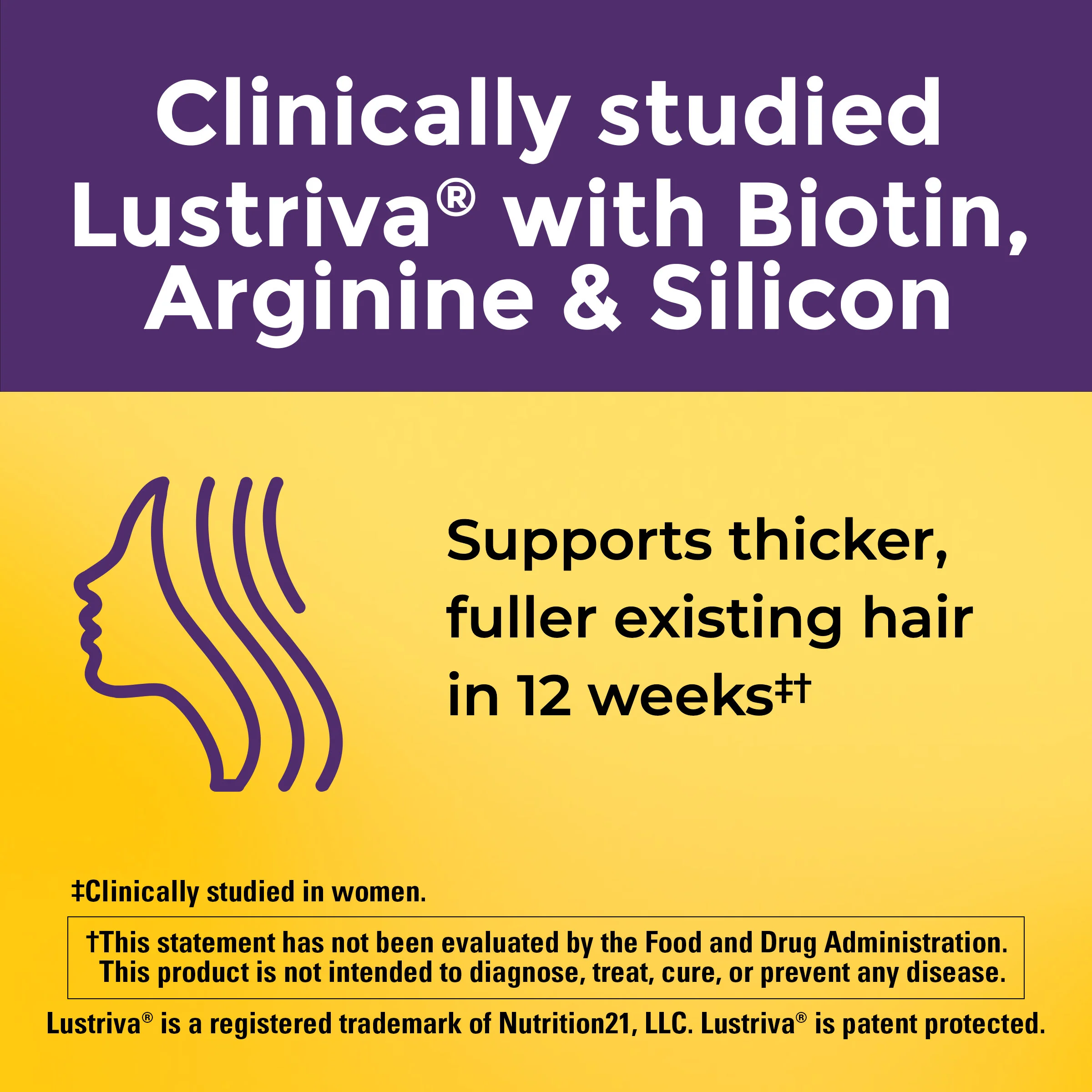 Hair Growth Lustriva® with Vitamin A & C Softgels - Image 4