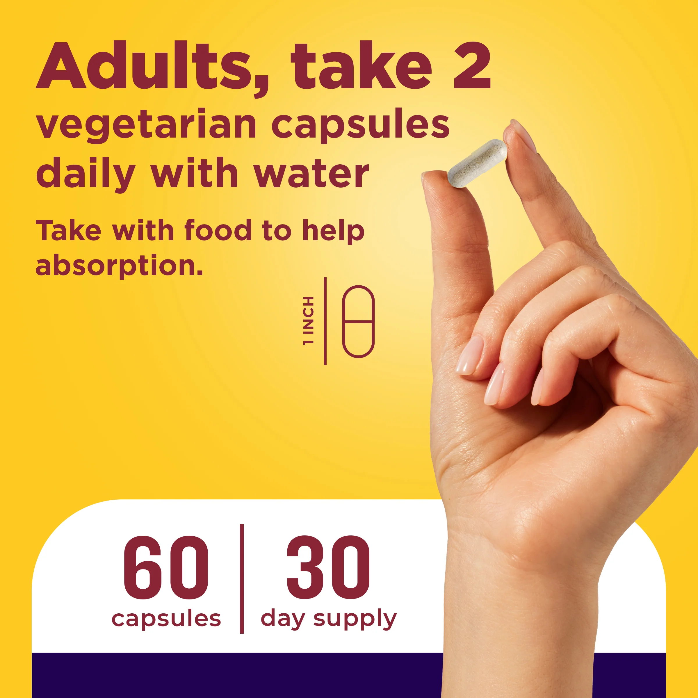 Magnesium 300 mg + Ashwagandha 125 mg Capsules - Image 3