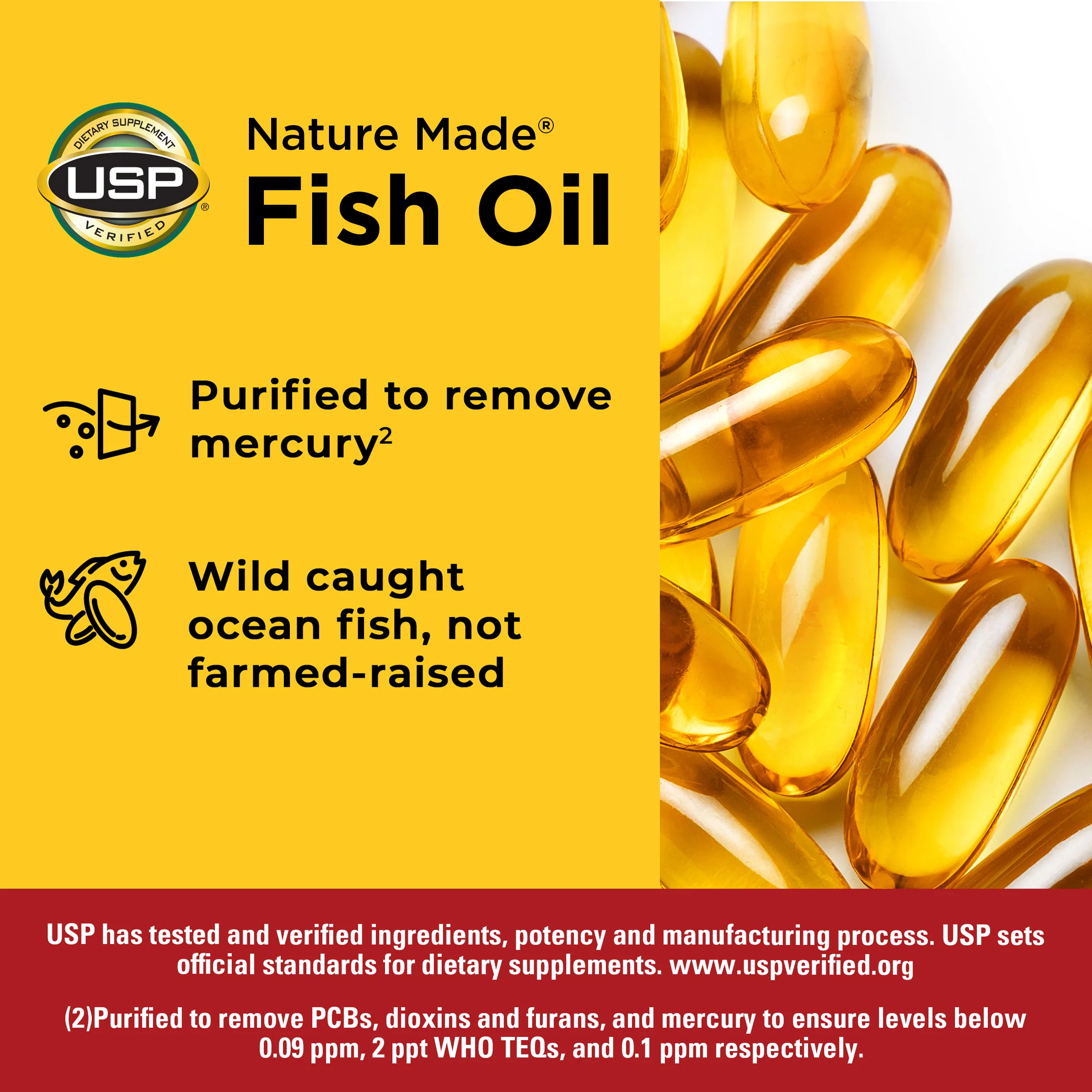 Extra Strength Omega-3†† From Fish Oil Softgels 2800 mg - Image 5