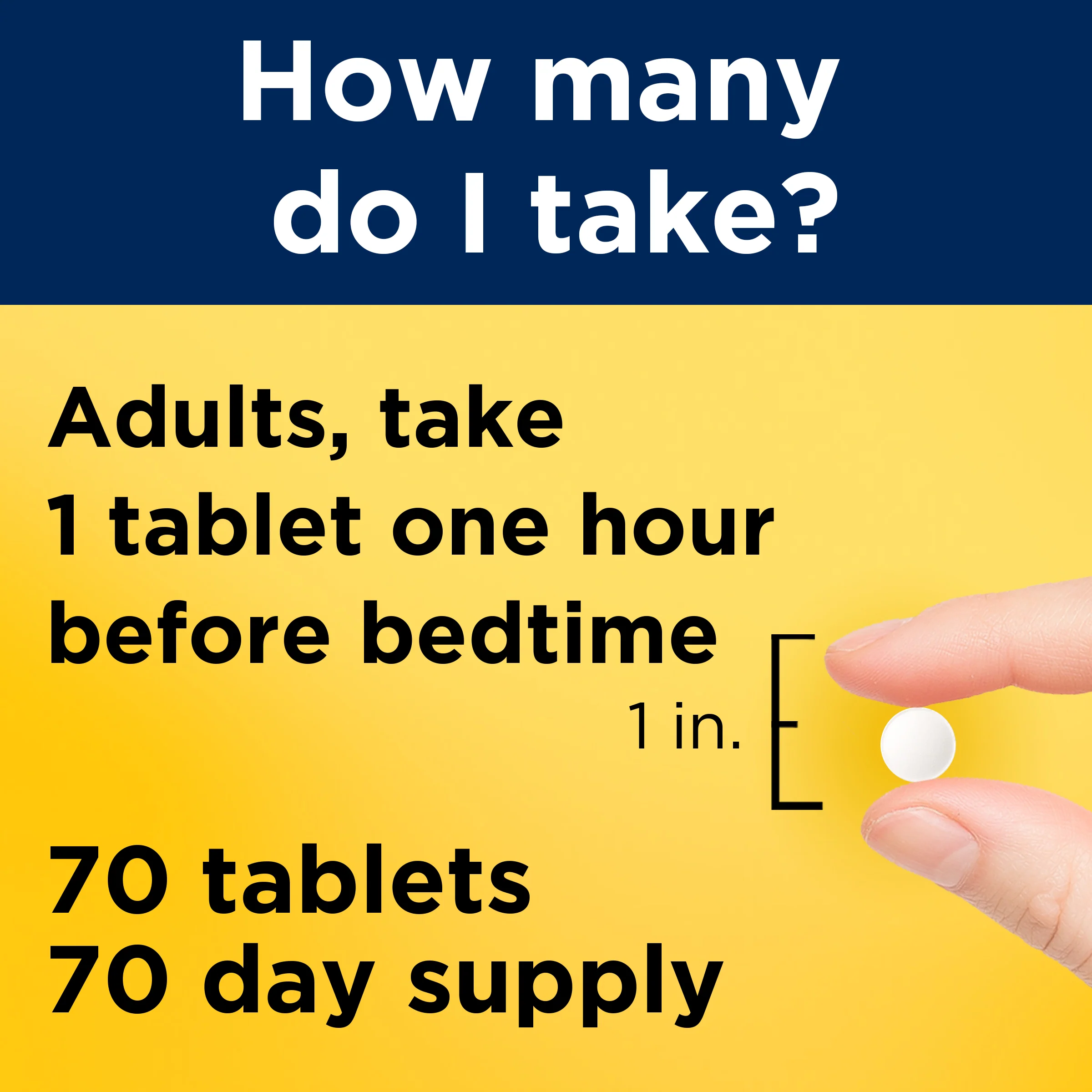 Melatonin Maximum Strength 10 mg Tablets - Image 3