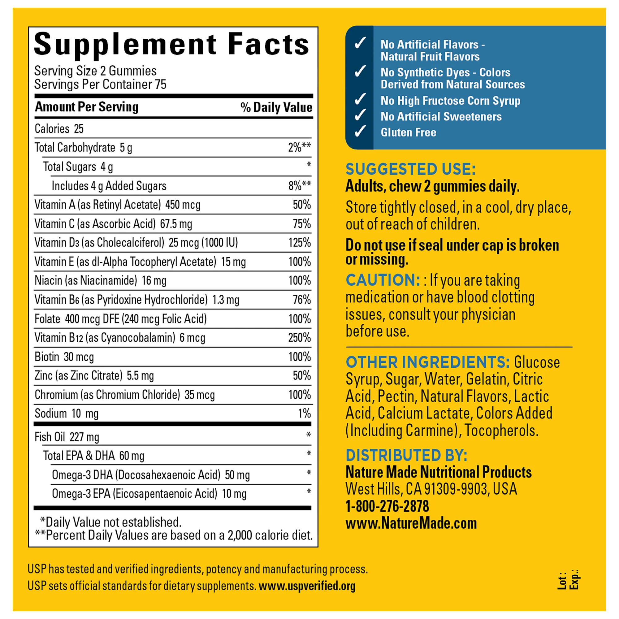 Multi + Omega-3 for Him Gummies - Image 5