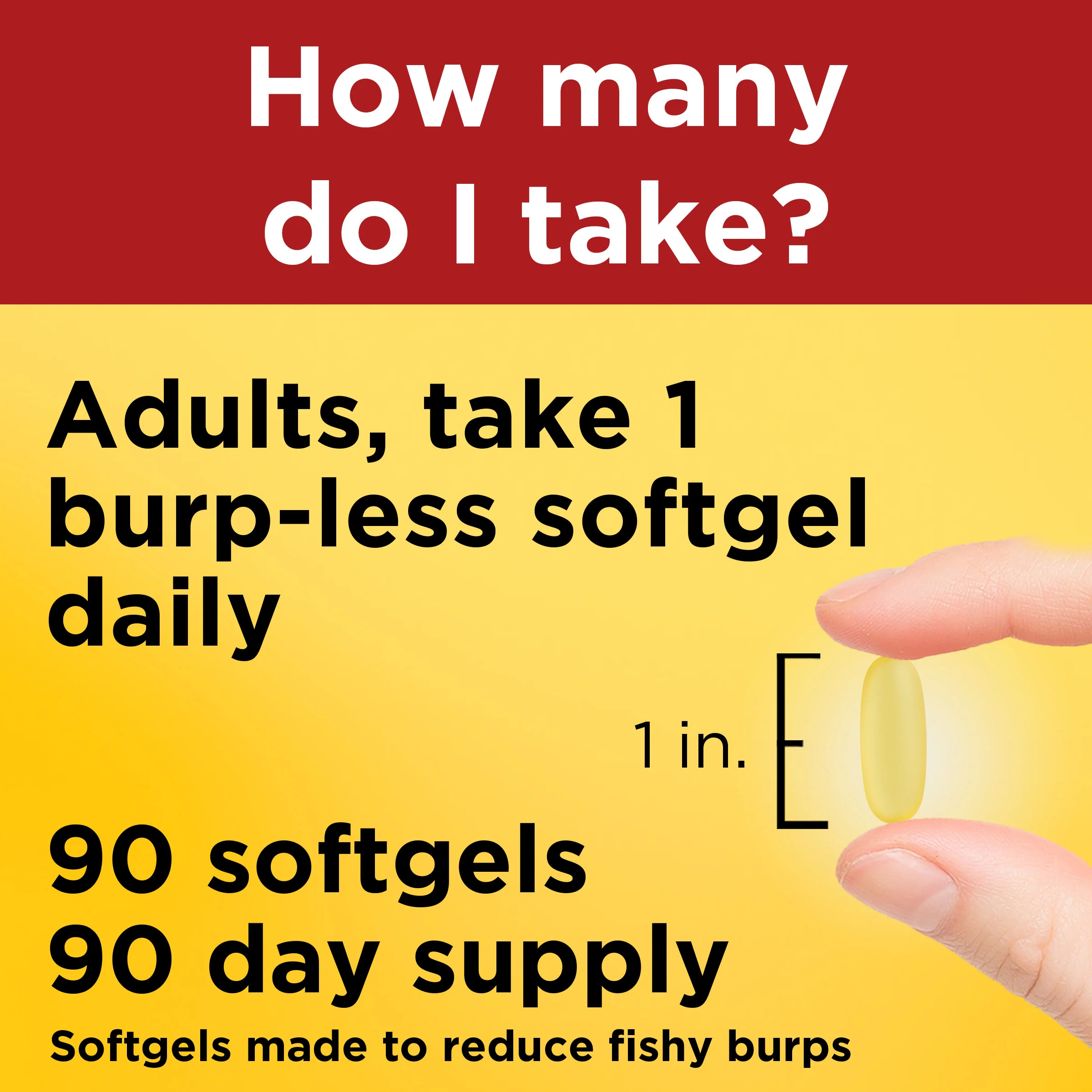 Ultra Omega-3†† from Fish Oil 1400 mg Softgels, Burp-Less♦ - Image 6