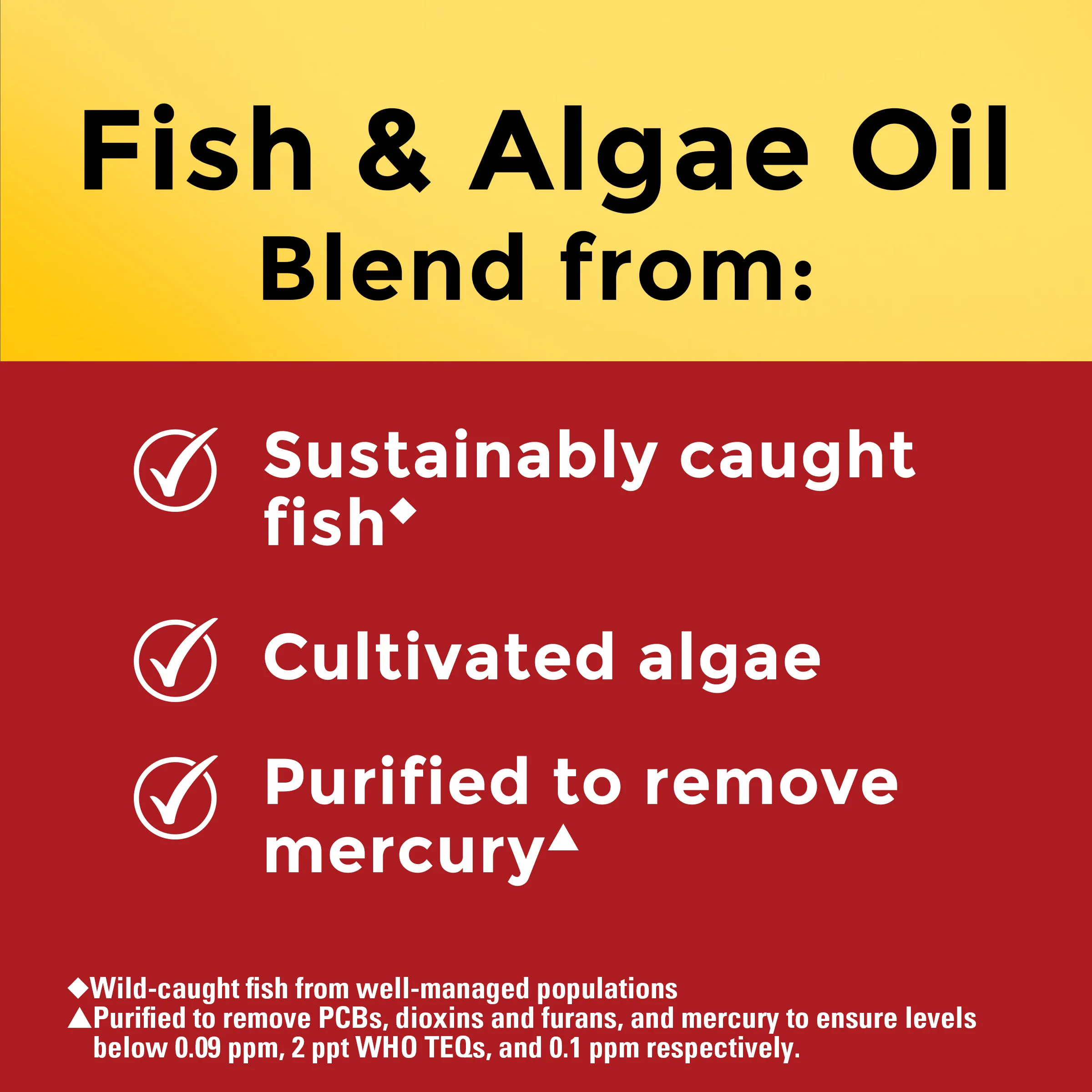 Omega-3†† from Fish & Algae Oil 1200 mg Softgels - Image 6