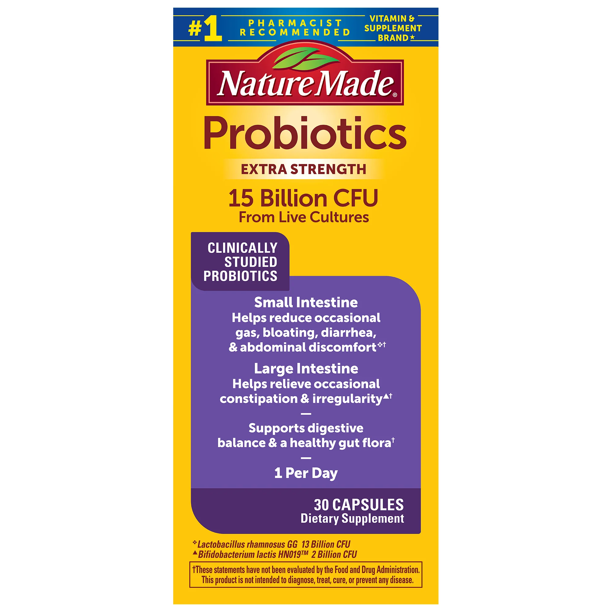 Probiotics Extra Strength 15 Billion CFU from Live Cultures Capsules - Image 8