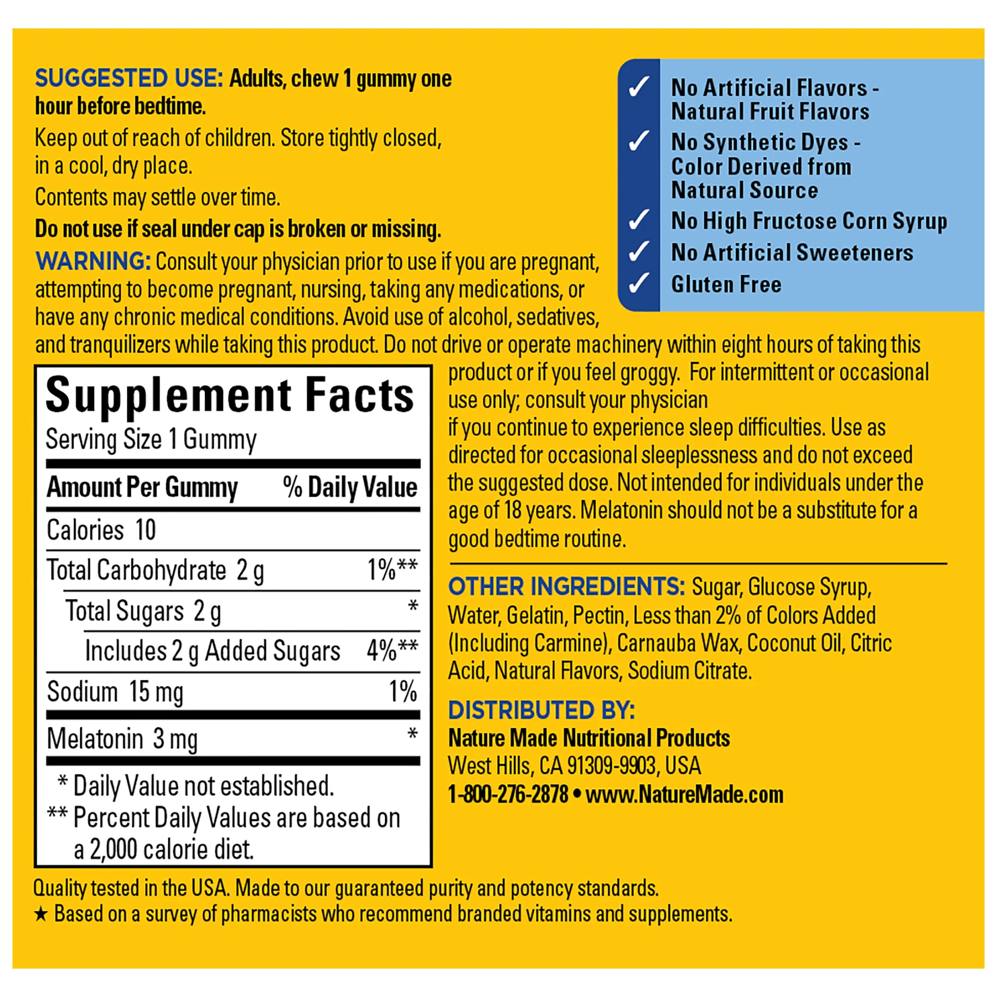 Melatonin Time Release 3 mg Gummies - Image 2
