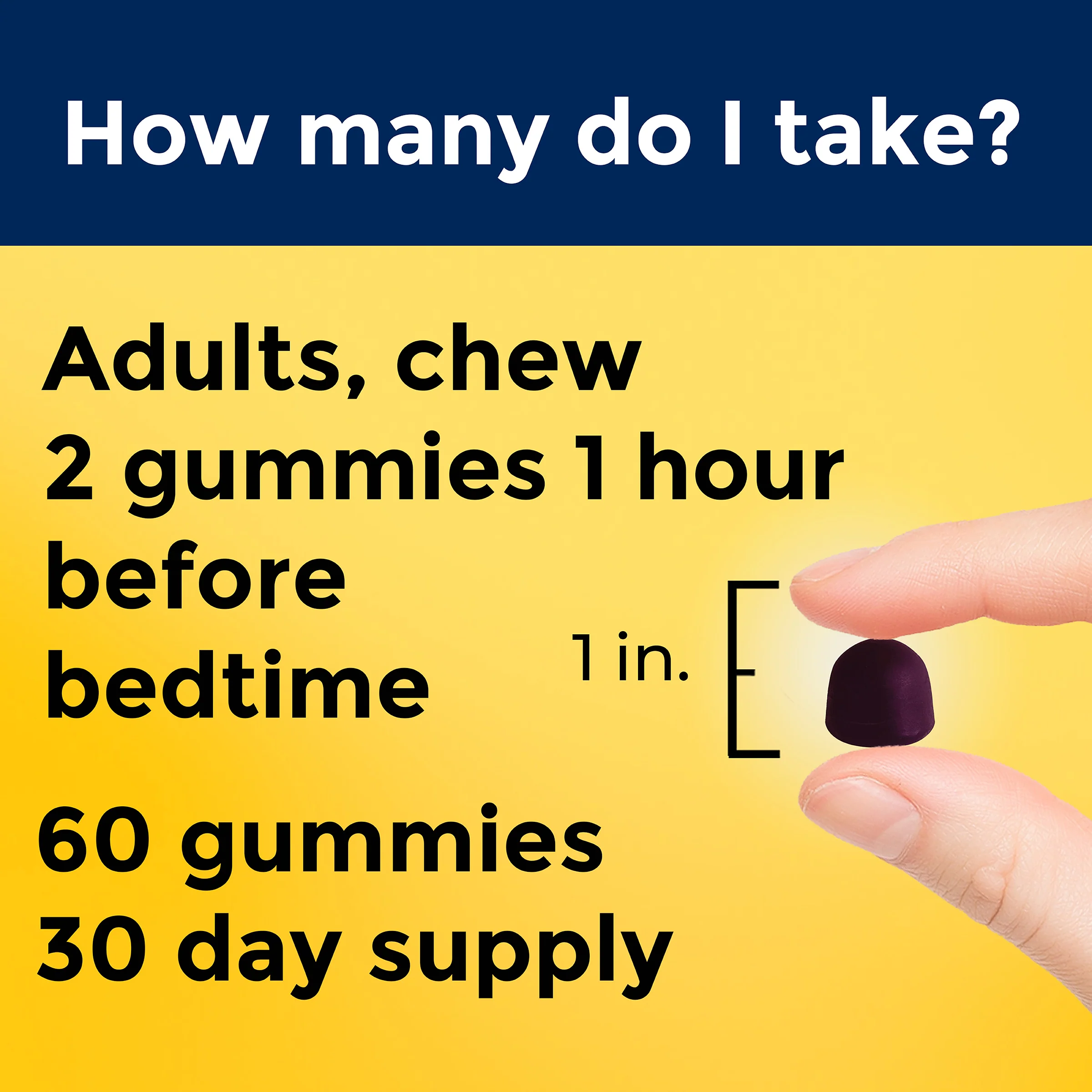 Time Release Melatonin Gummies Maximum Strength Dosage‡ 10 mg Per Serving - Image 3