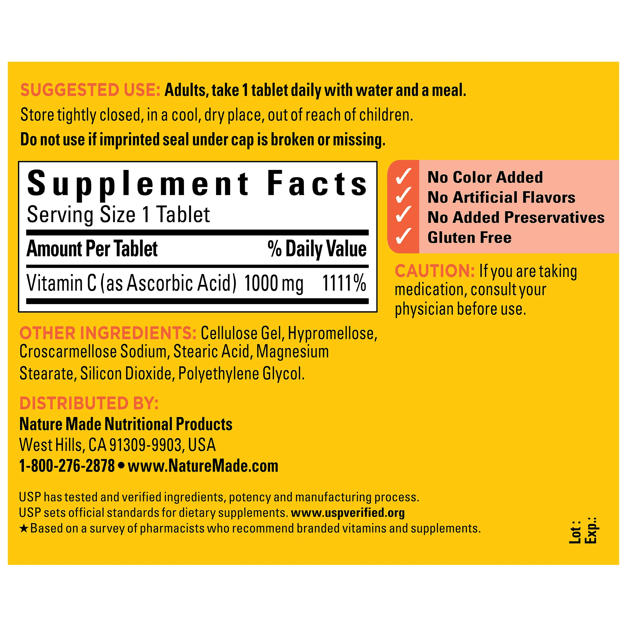 Vitamin C Extra Strength 1000 mg Tablets - Image 2