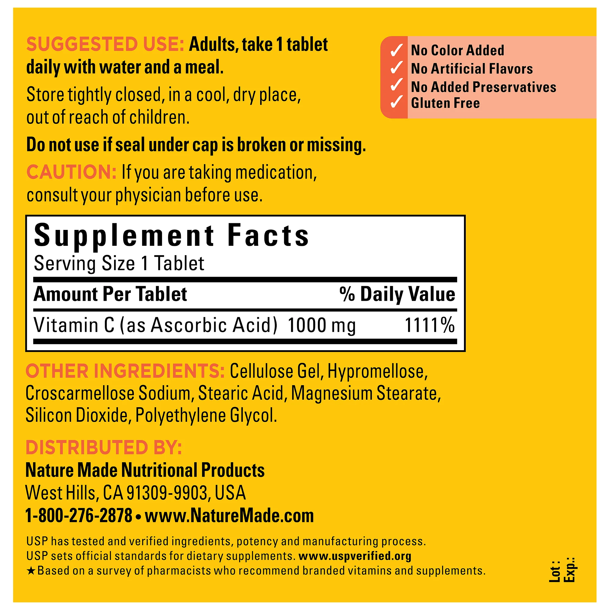 Vitamin C Extra Strength 1000 mg Tablets - Image 5