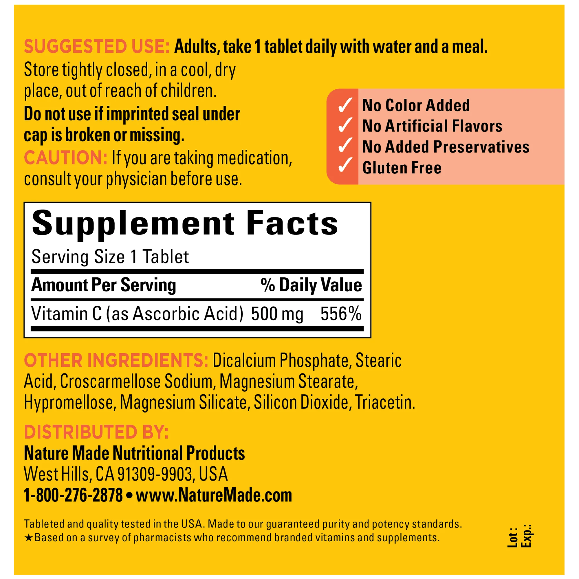 Vitamin C 500 mg Tablets - Image 8