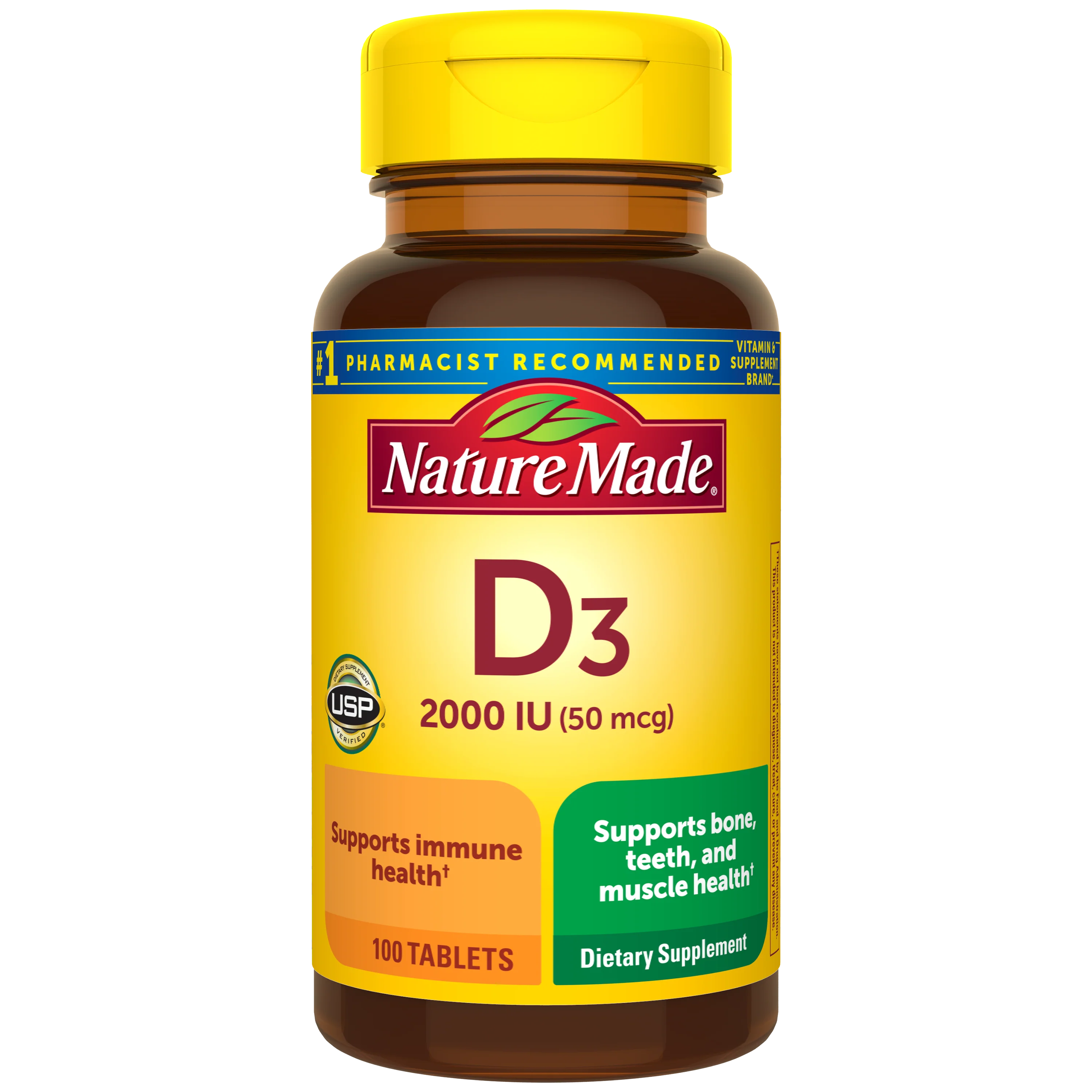 Vitamin D3 2000 IU (50 mcg) Tablets