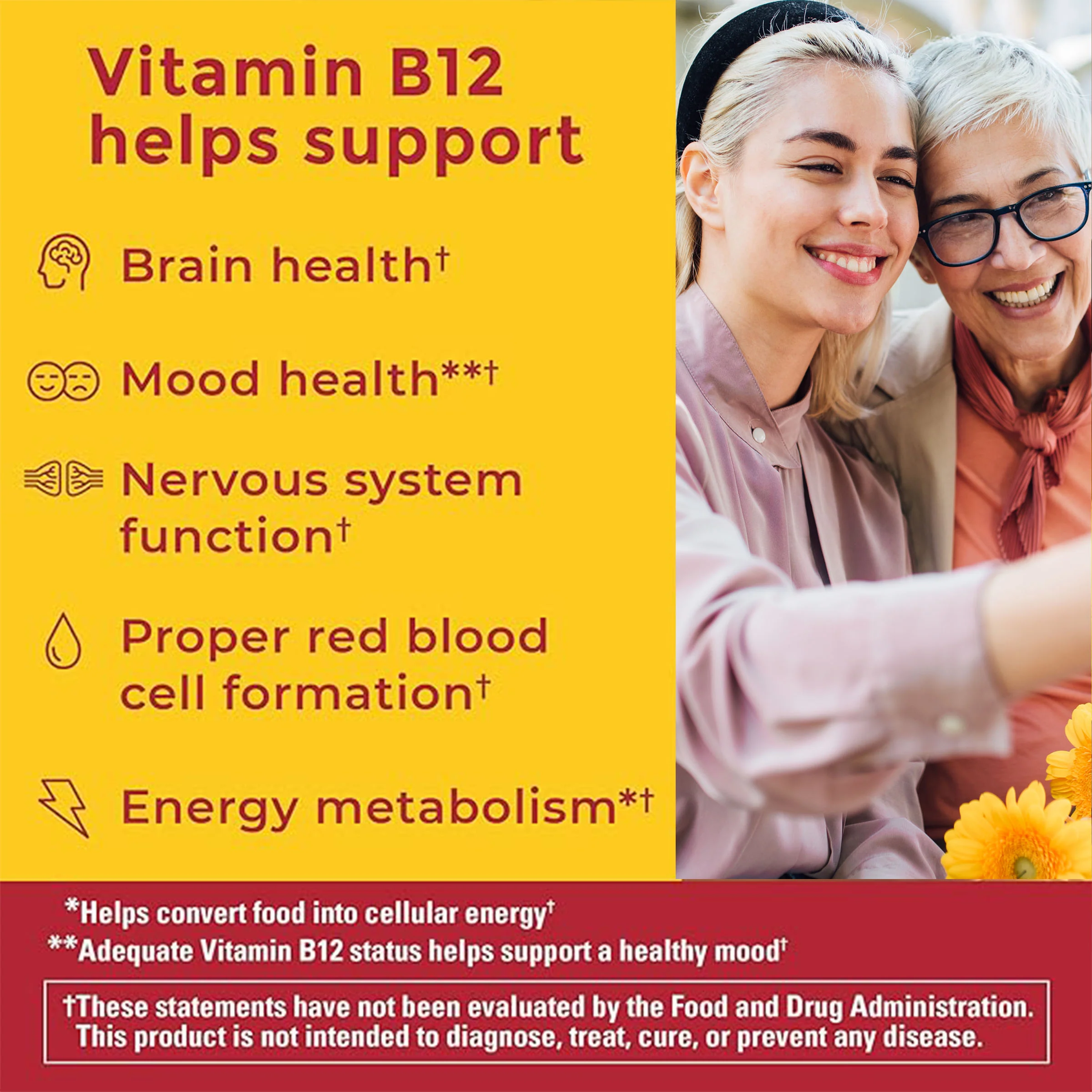 Zero Sugar‡ Energy◆ B12 Gummies 1000 Mcg Per Serving - Image 4