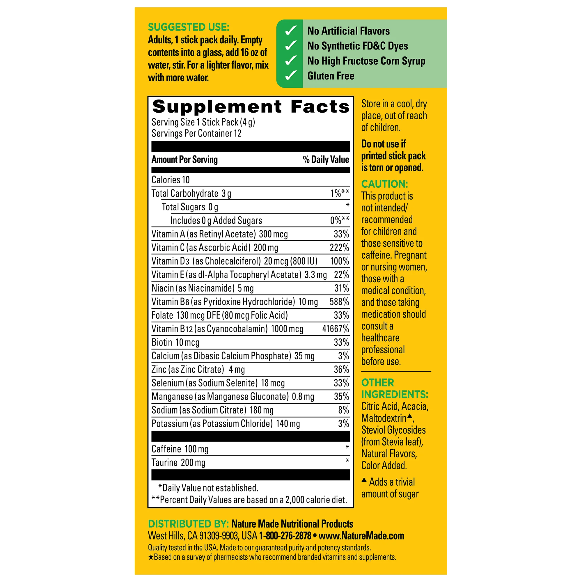 Zero Sugar‡ EnergyWell Drink Mix - Image 3
