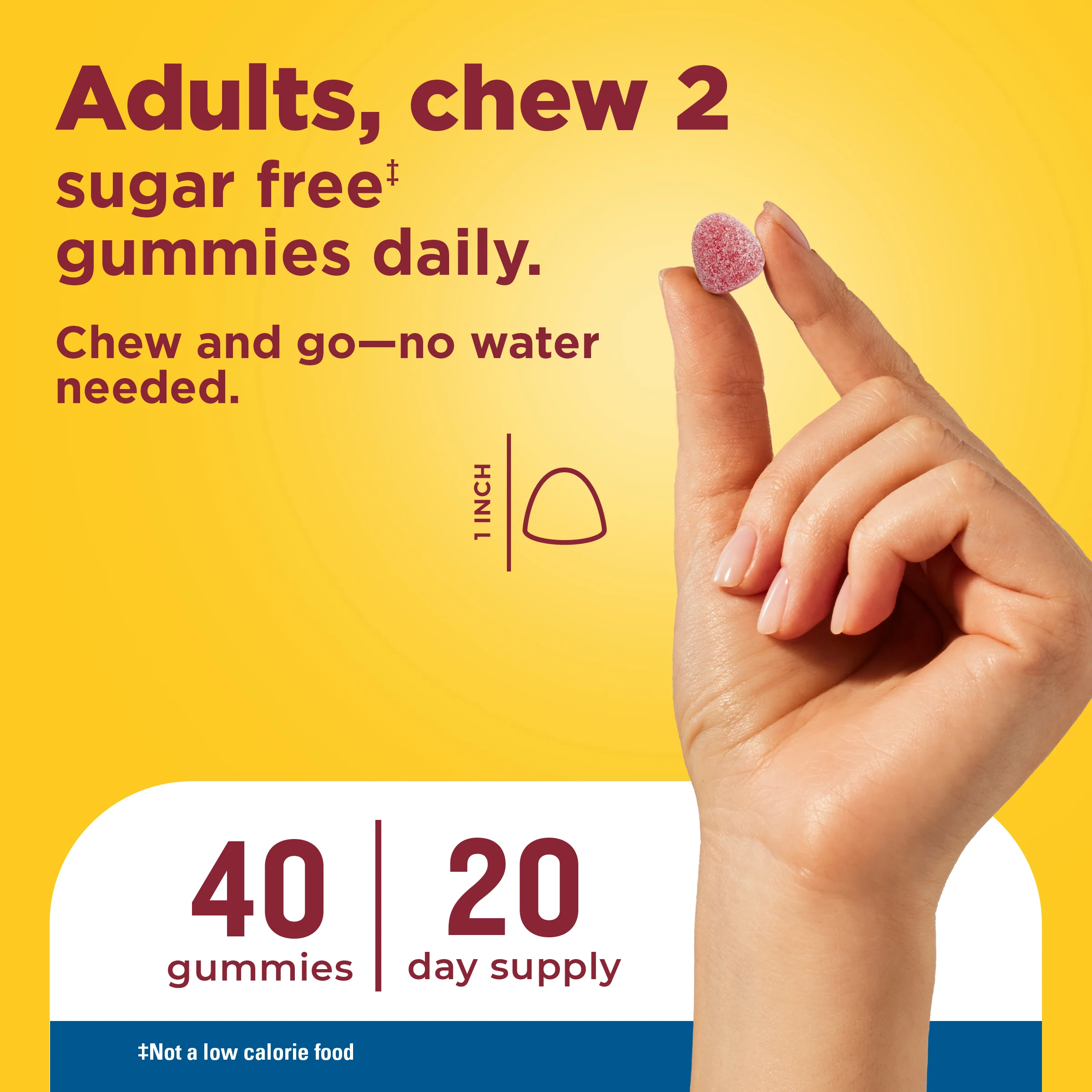 Zero Sugar‡ Magnesium Citrate Gummies 200 Mg Per Serving - Image 3