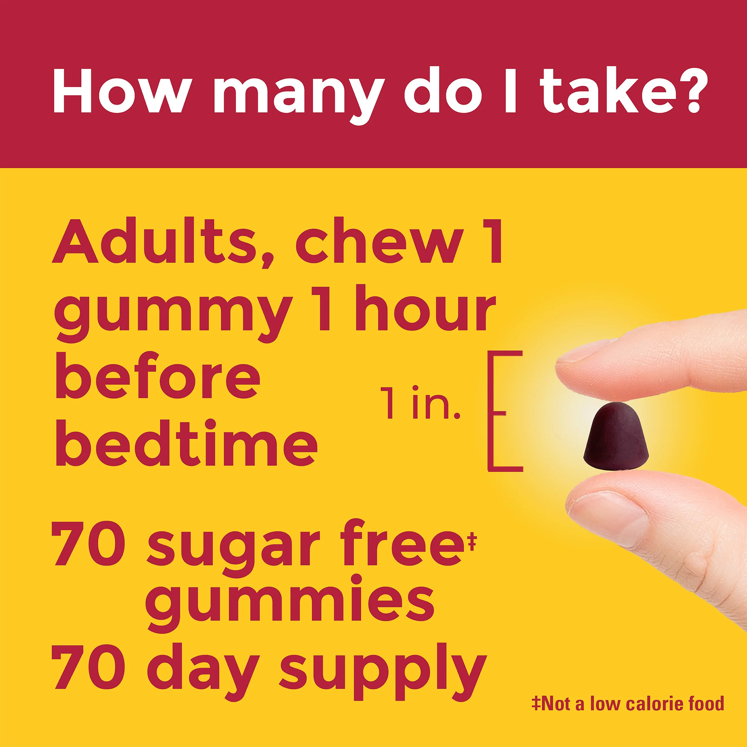 Zero Sugar‡ Melatonin Extra Strength 5 Mg Gummies - Image 3