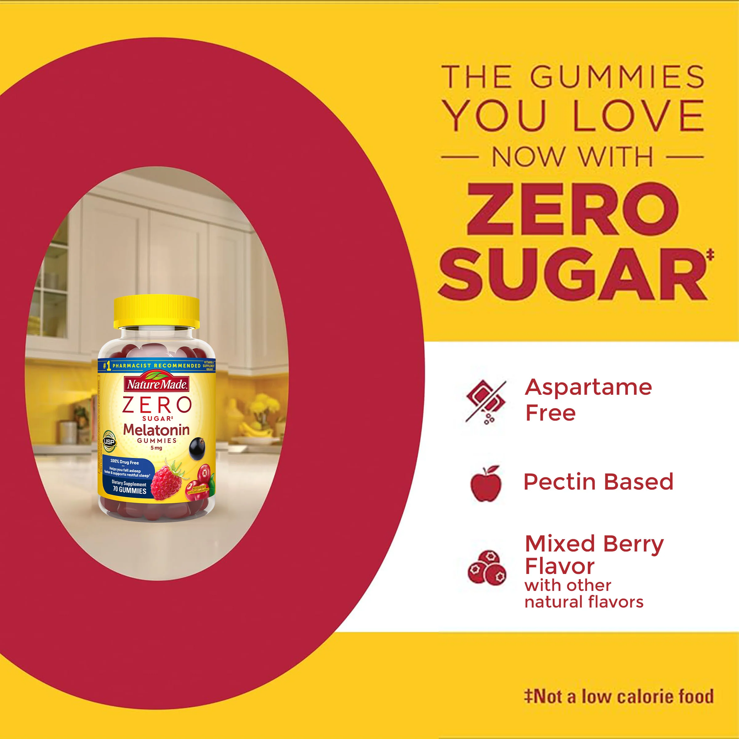 Zero Sugar‡ Melatonin Extra Strength 5 Mg Gummies - Image 5