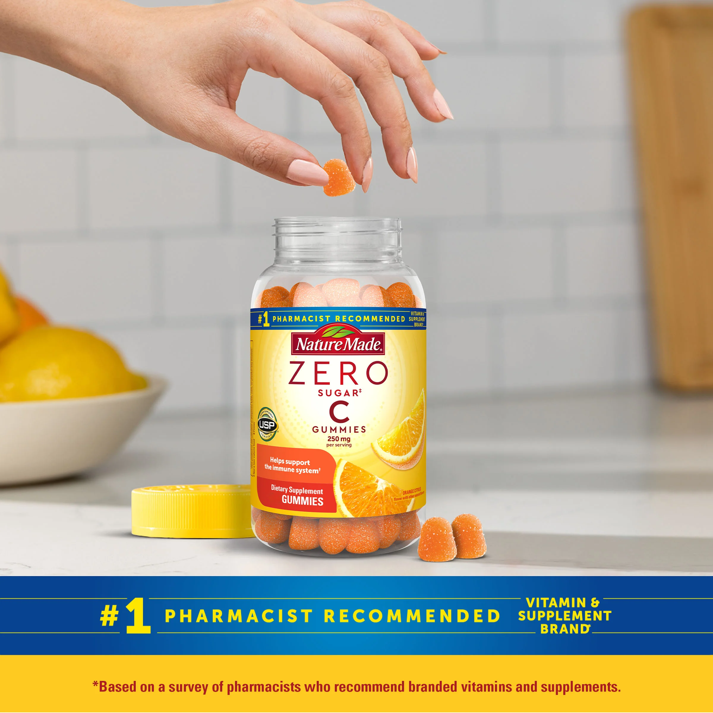 Zero Sugar‡ Vitamin C Gummies 250 Mg Per Serving - Image 8